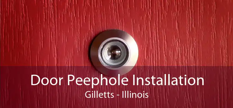 Door Peephole Installation Gilletts - Illinois