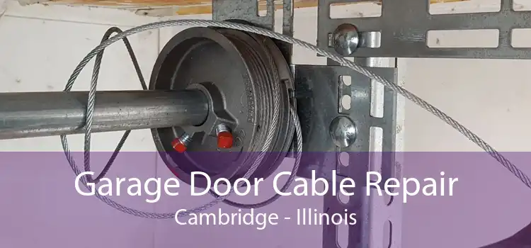 Garage Door Cable Repair Cambridge - Illinois